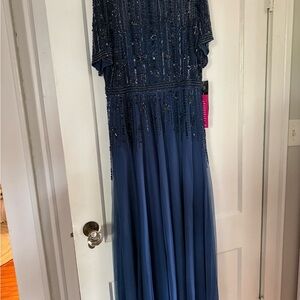Pisarro Nights Beaded Evening Gown